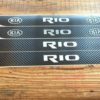 Cubrezócalos, Protectores Personalizados Para Kia Rio Juego!