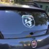 Calcomanía , Sticker En Vinilo Abarth, Fiat