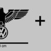 Sticker Calcomanìa Vinilo Volkswagen Vw Gol Àguila + Logo