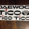 Daewoo Tico Calcomania 5 Piezas!!!!