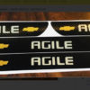 Cubre Zócalos  Personalizados para Chevrolet Agile 4 unidades!!